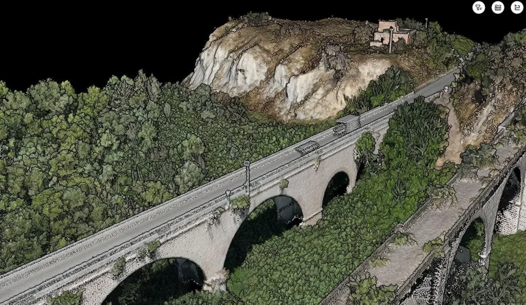 ponte con LiDAR